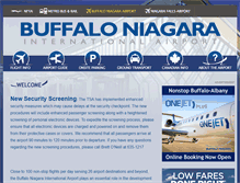 Tablet Screenshot of buffaloairport.com